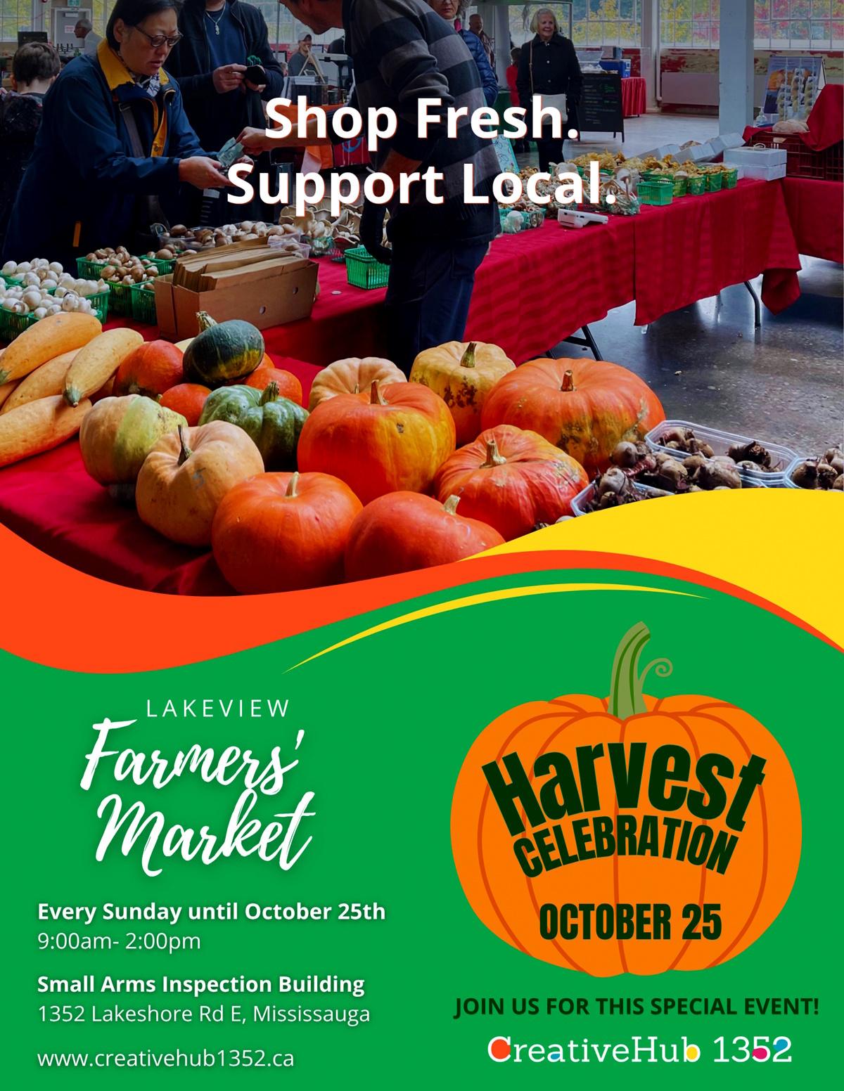 Lakeview Farmers' Market Harvest Celebration image source: CARP